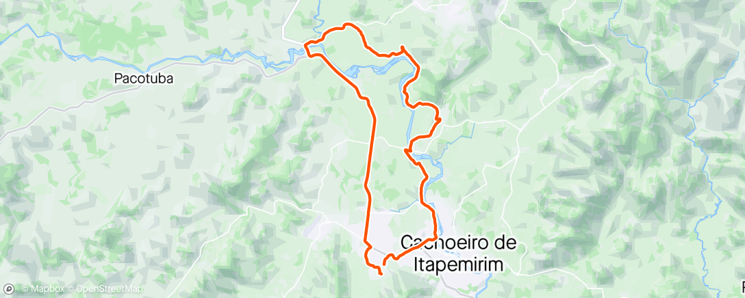 Map of the activity, Regenerativo Galinha Morta