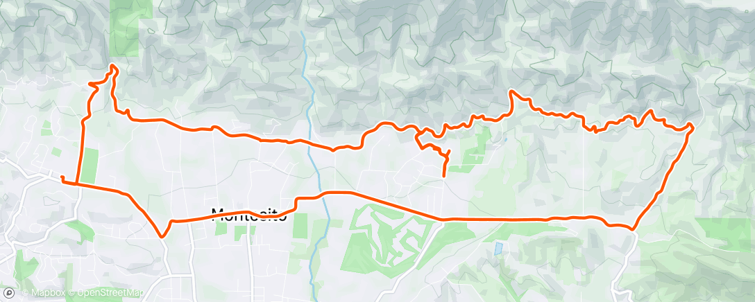 Map of the activity, Afternoon Ride