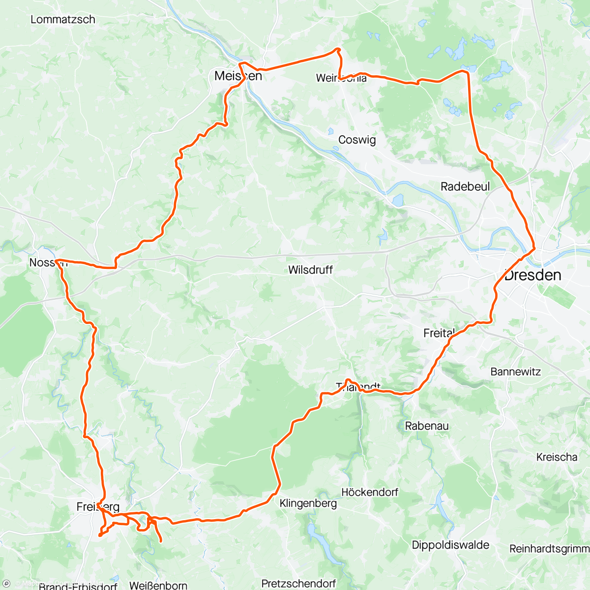 Map of the activity, Geselliges Ründchen am Morgen