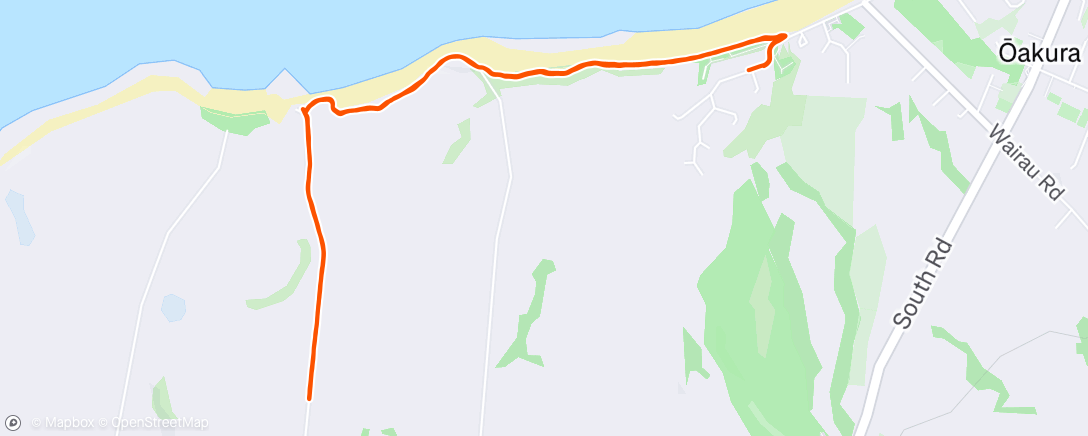 Map of the activity, Morning Run
