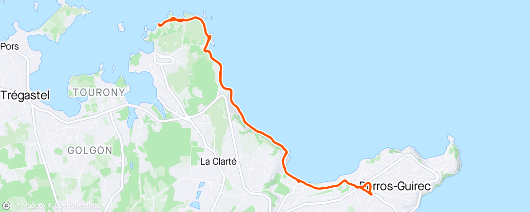 Map of the activity, Marche en famille,il manque 1,5km