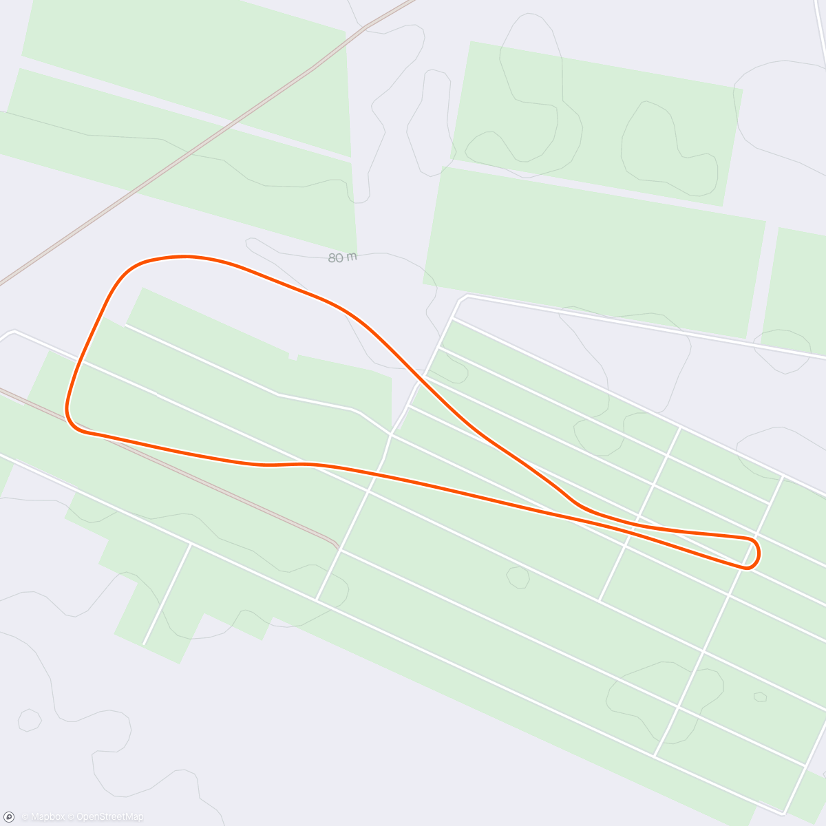 Map of the activity, MyWhoosh - Easy Ride, Free Day