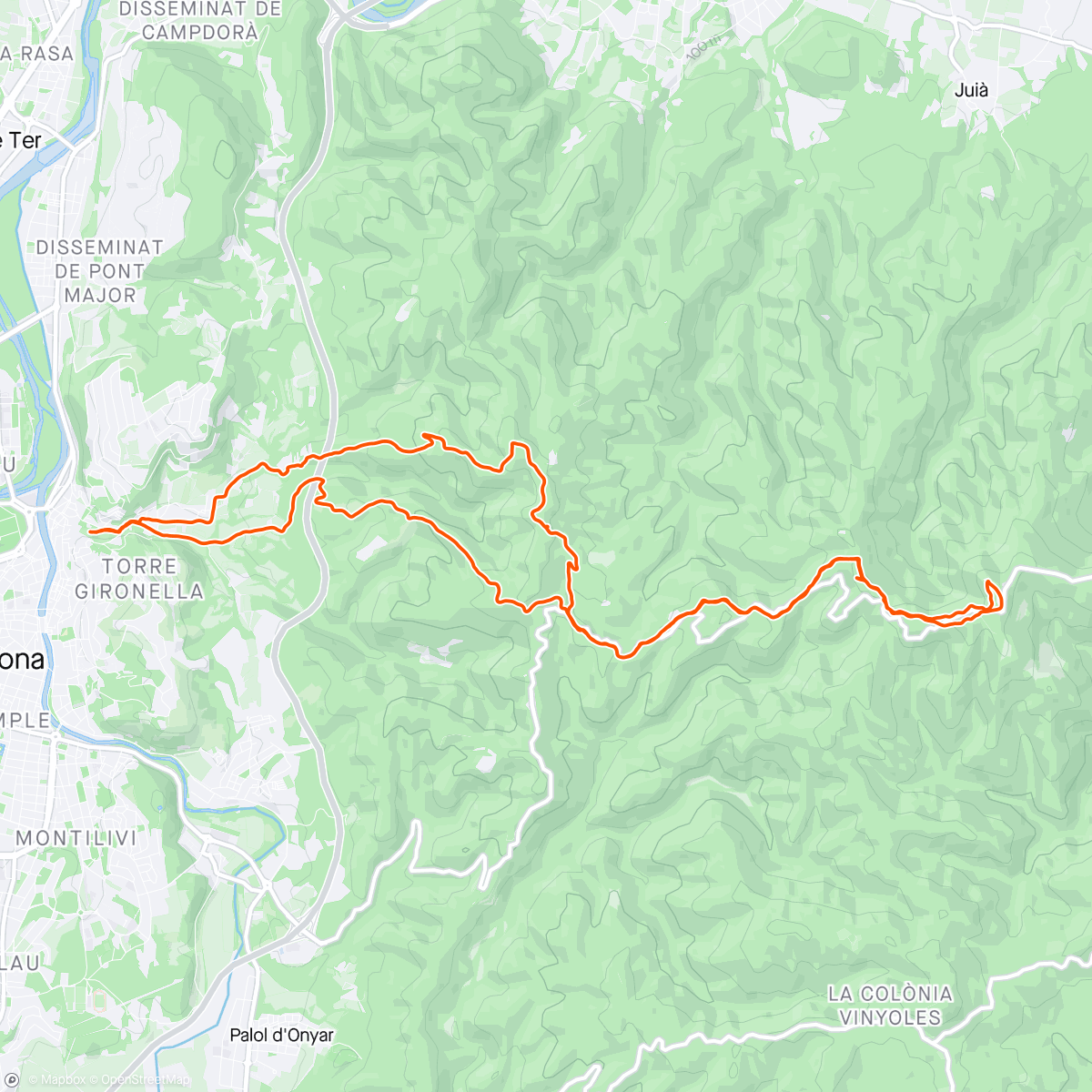 Mapa da atividade, Hot, hilly, hazardous