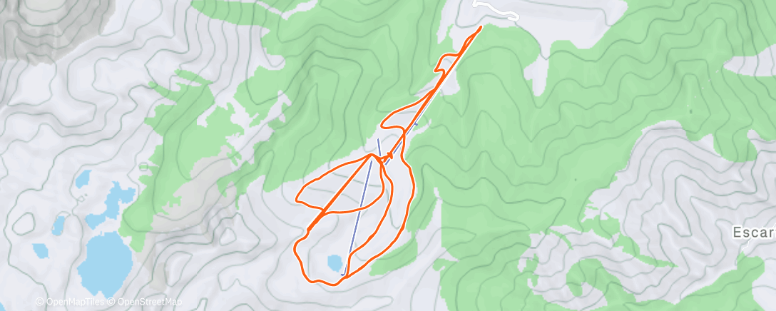 Map of the activity, Espot
