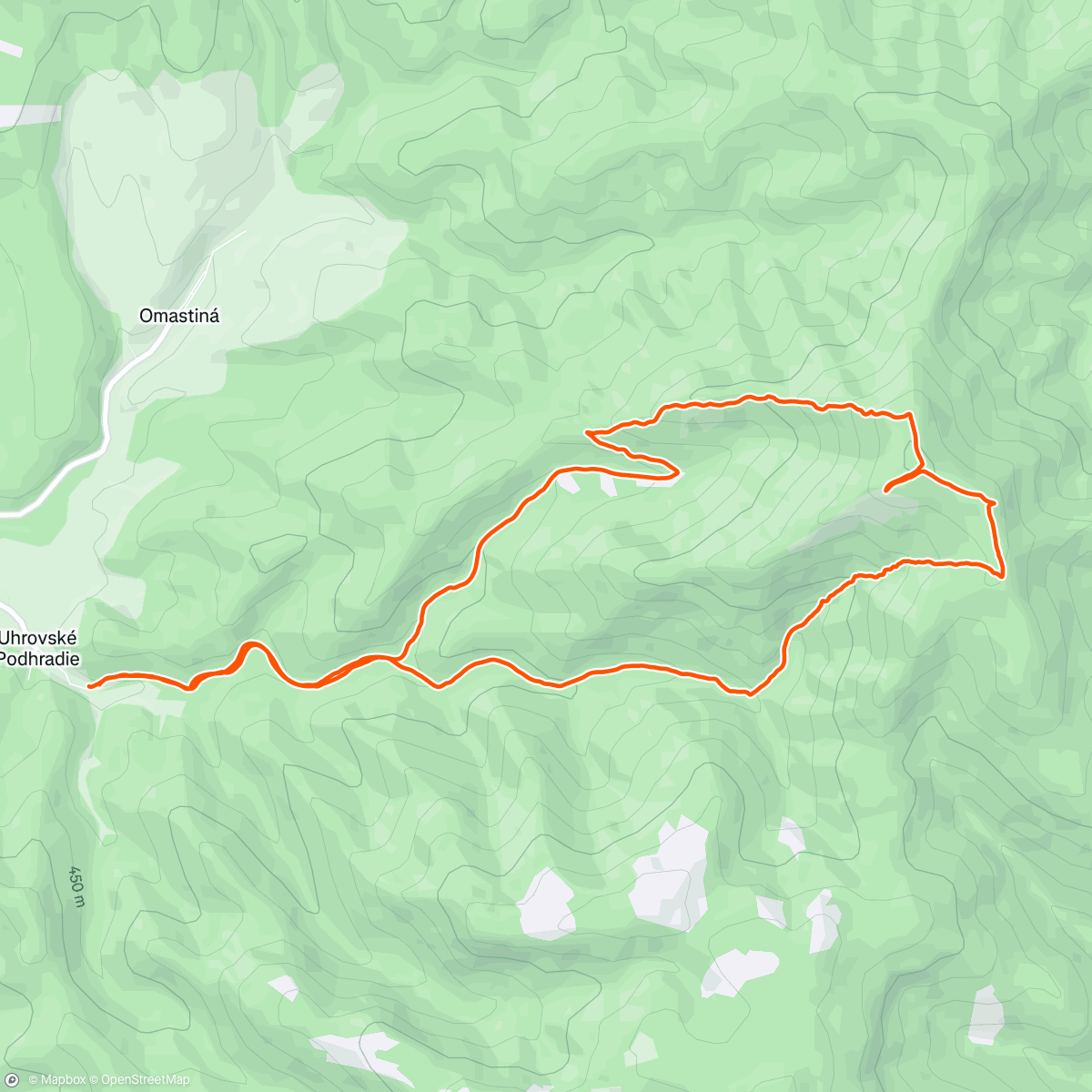 Map of the activity, Lunch Hike Rokos ☀️