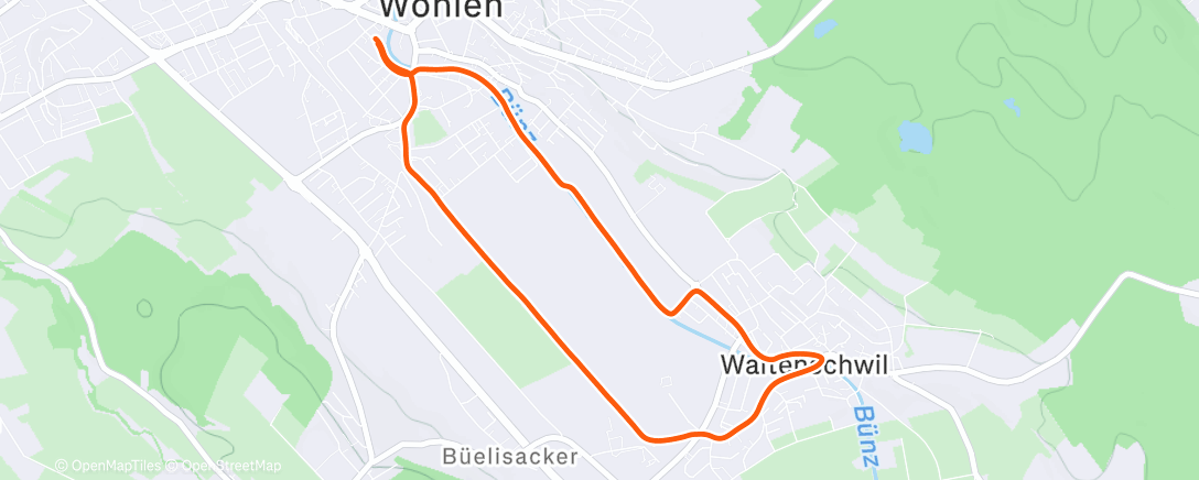 Карта физической активности (Jogg mit Rahela)