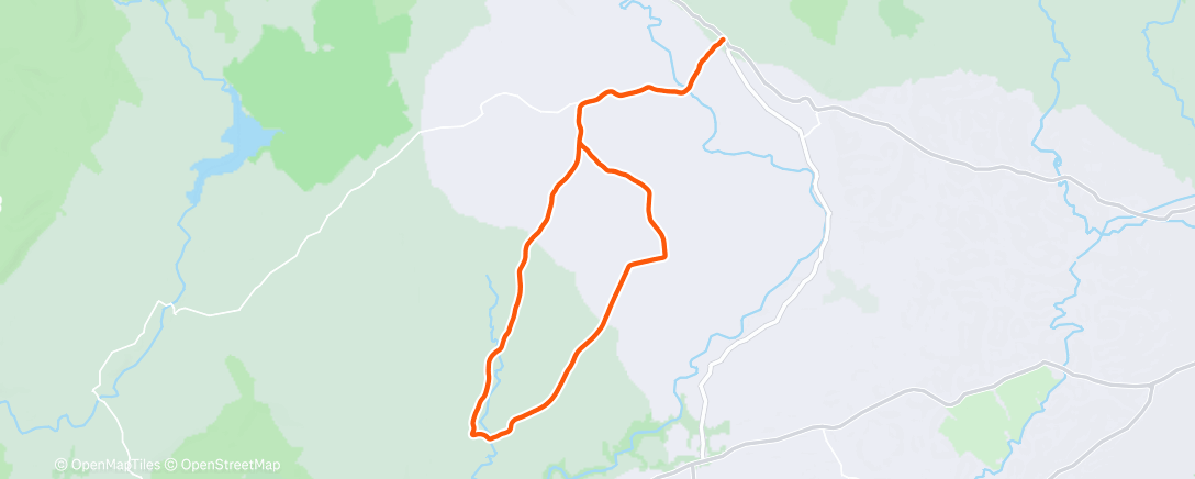 Map of the activity, Morning Ride