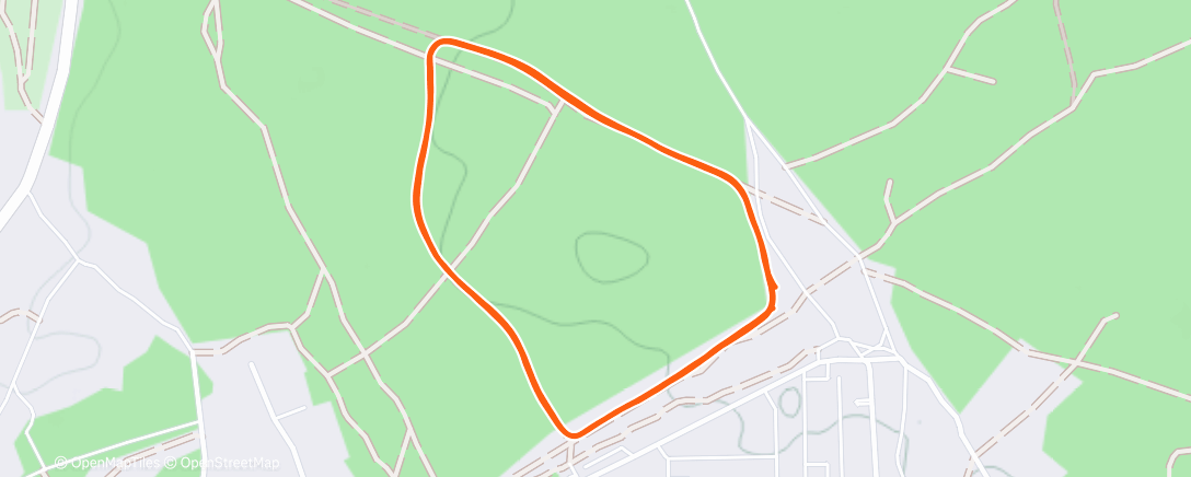 Map of the activity, Северный лыжный заезд (после обеда)