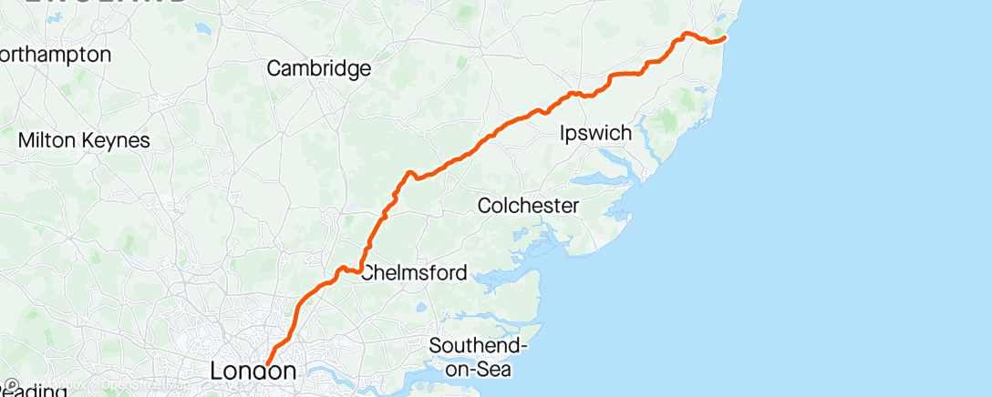 Map of the activity, Dunwich Dynamo
