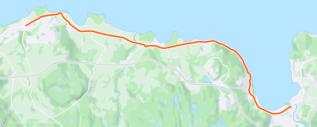 Map of the activity, Vikhammer-Hommelvik