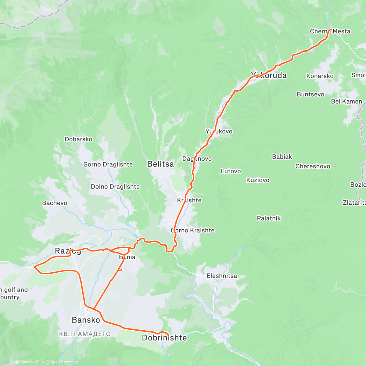 Map of the activity, the shortest day of the year ❄️❄️❄️