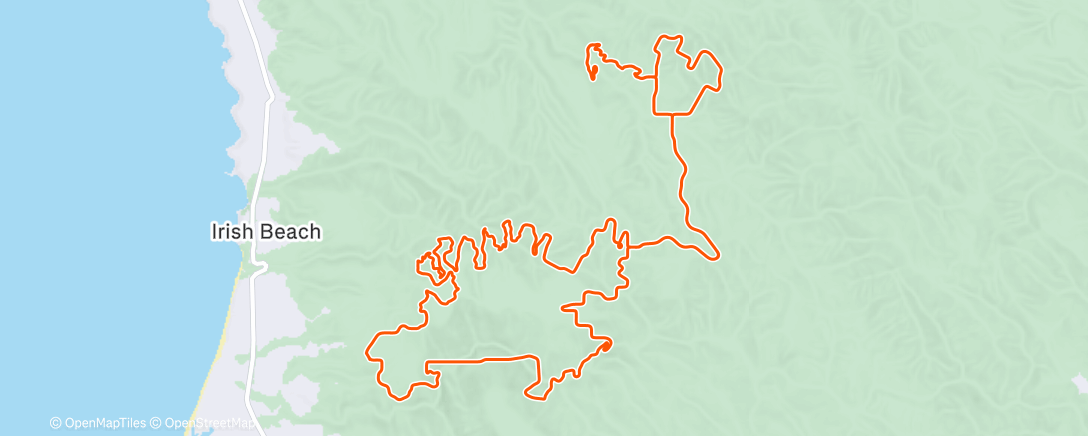 Map of the activity, MyWhoosh - Coast and Country z Patryczkiem