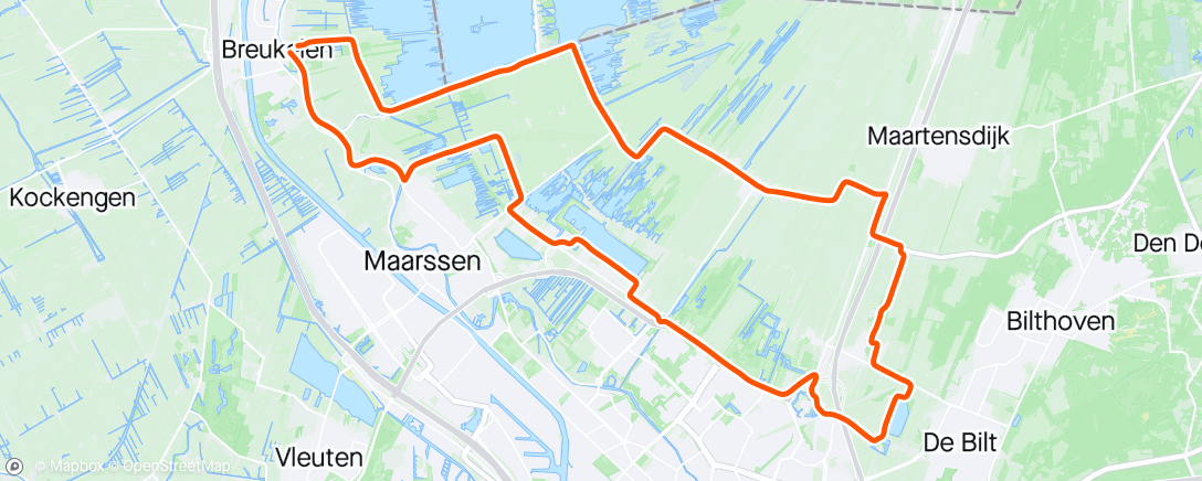 Mapa de la actividad, Groenekan