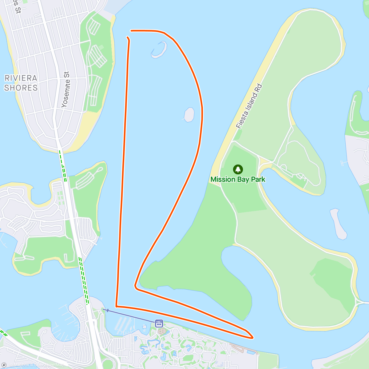 Map of the activity, SDCC 💨 Masters F Eight 🤯 (third place)