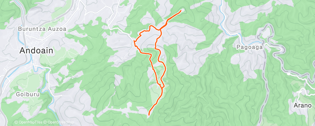 Map of the activity, Eguberri on! A tod@s los que disfrutamos con el deporte y que sigamos asi por mucho tiempo 🚴🏻⛰️🏃‍♀️🏃‍♀️🏃‍♀️🚴🏻🚴🏻⛰️⛰️⛰️