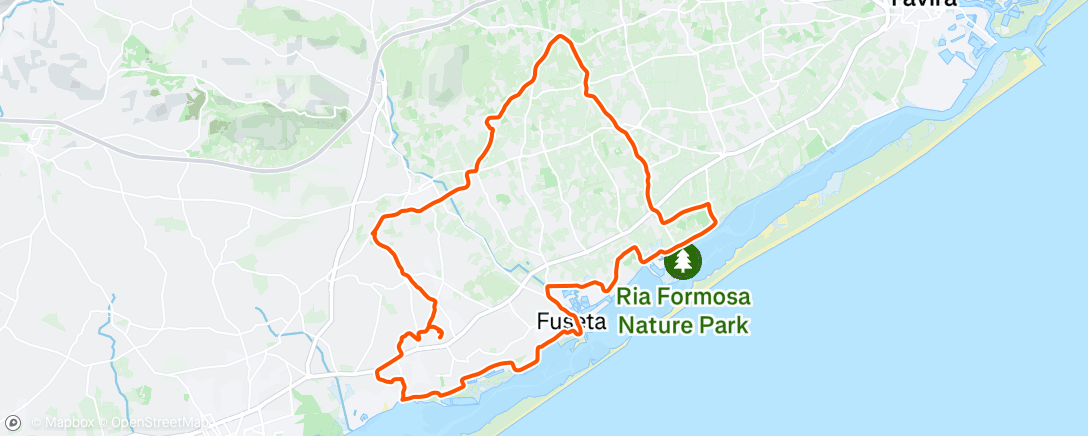 Map of the activity, Morning Ride