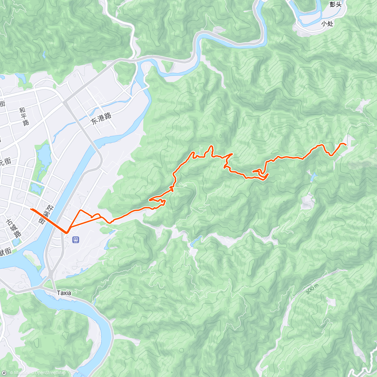 Map of the activity, 山谷渐醒