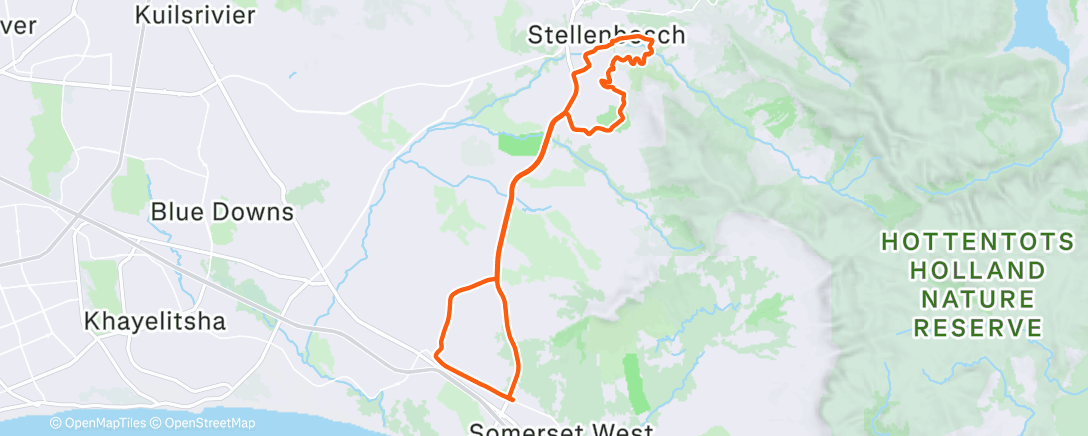 Mapa de la actividad (Morning Mountain Bike Ride)