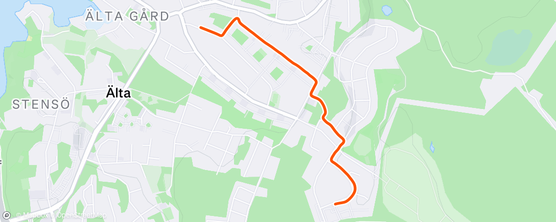 Map of the activity, Hem från gymmet