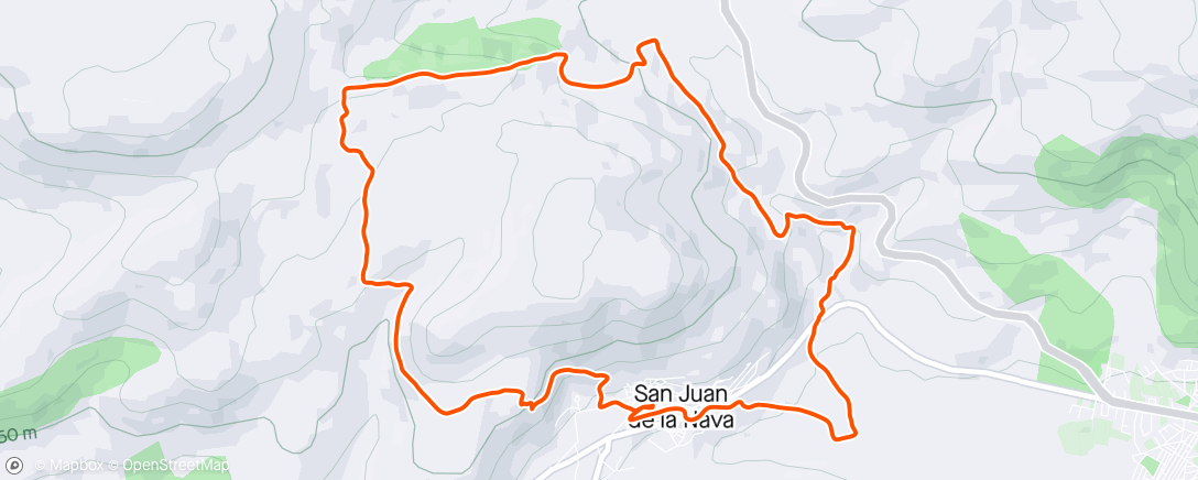 Map of the activity, Trail san Juan de Nava 1a fem