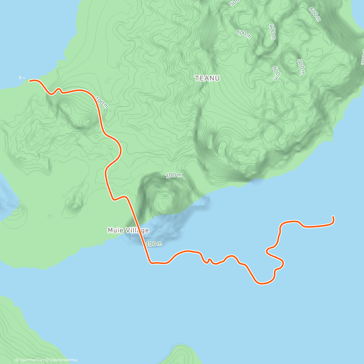 Map of the activity, Zwift - Group Ride: Rapha Festive 500 with Genie @ 3.7 W/KG on Triple Flat Loops in Watopia
