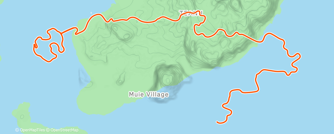 Map of the activity, Zwift - Watopia