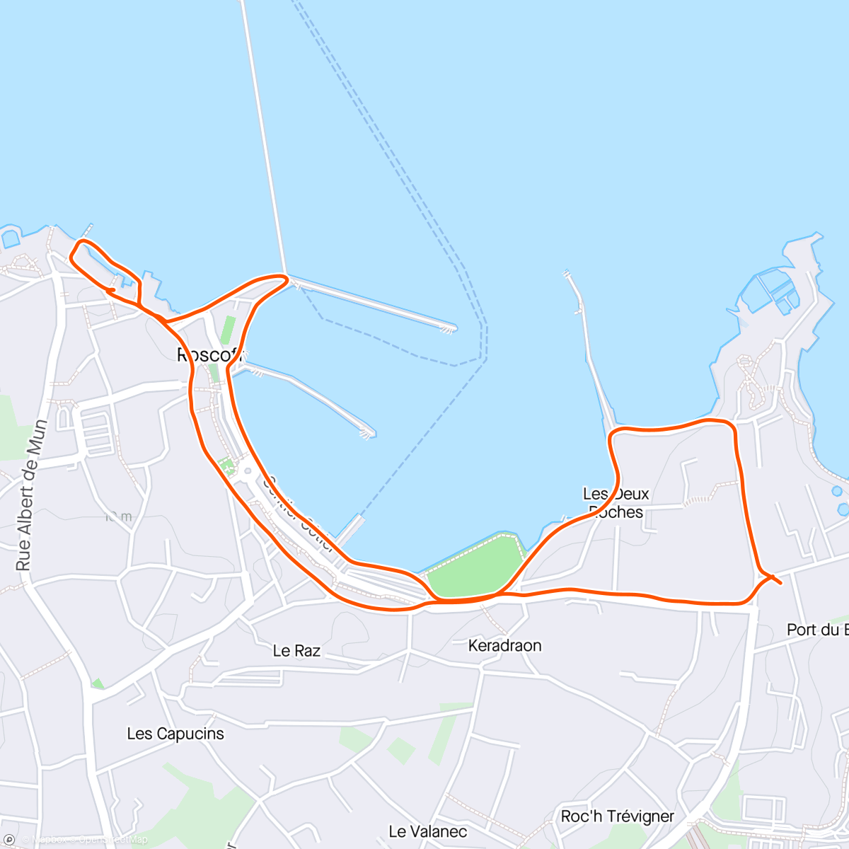 Map of the activity, Marche de récup à Roscoff