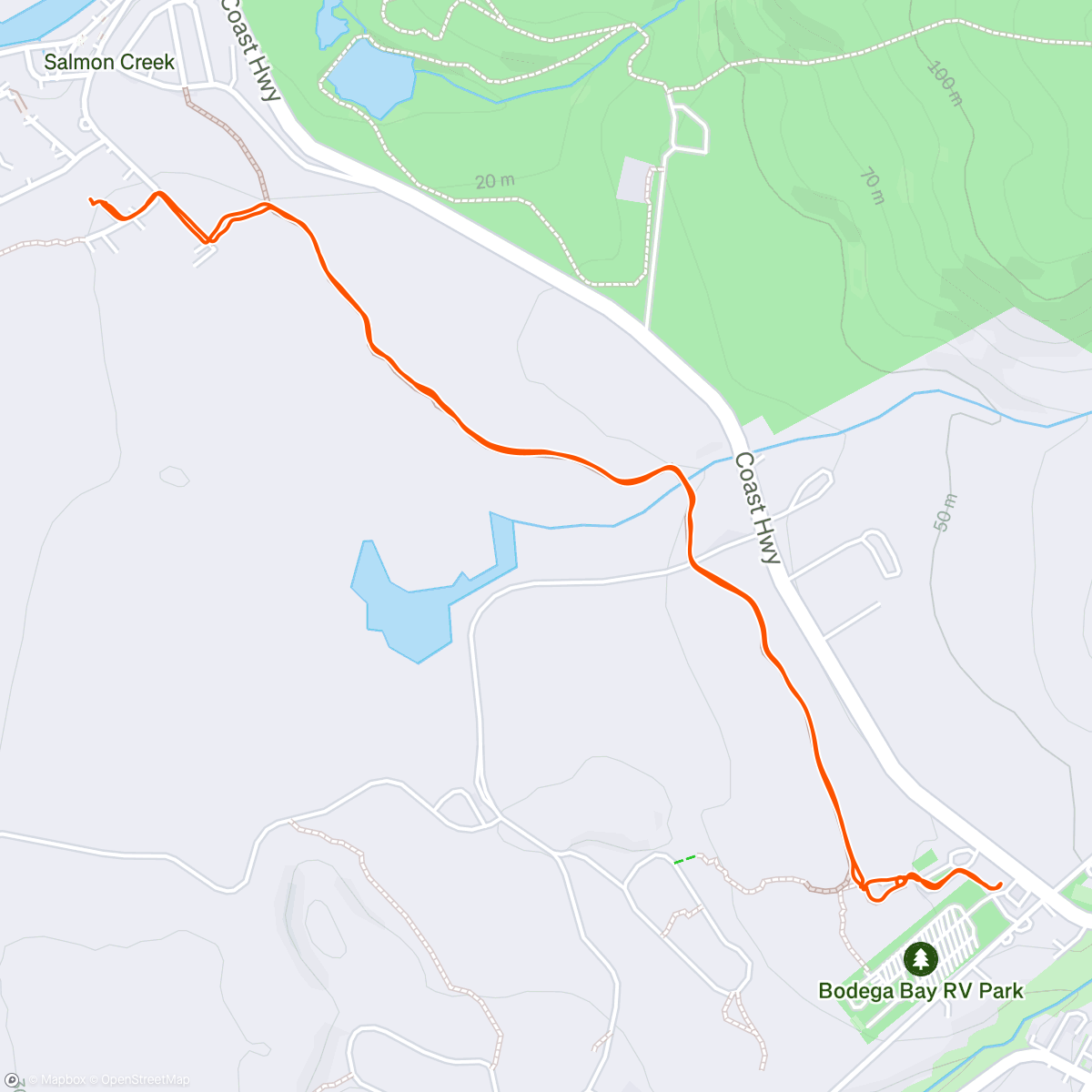 Map of the activity, Mother's Day latte