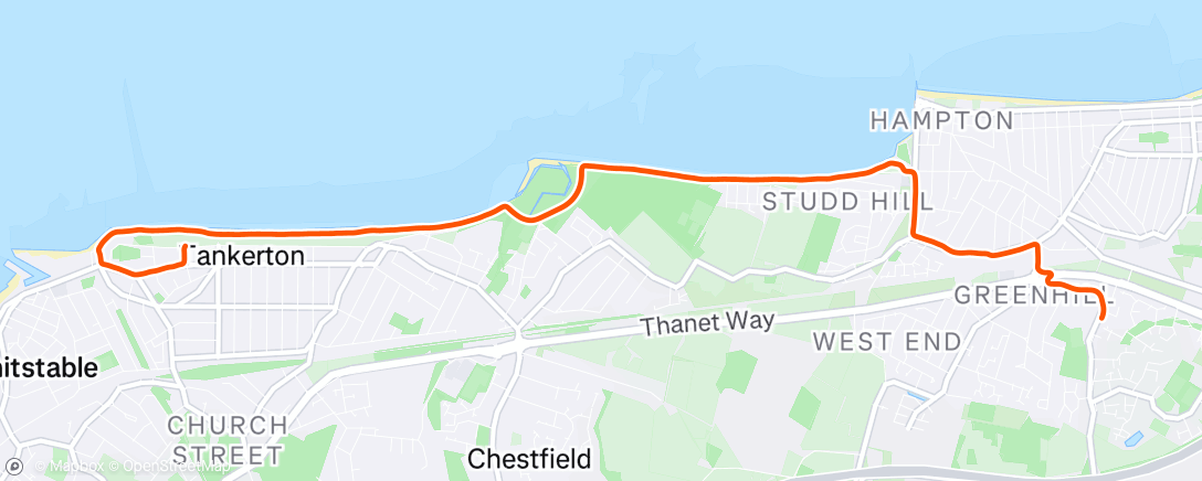 Map of the activity, Pre-London Sesh
