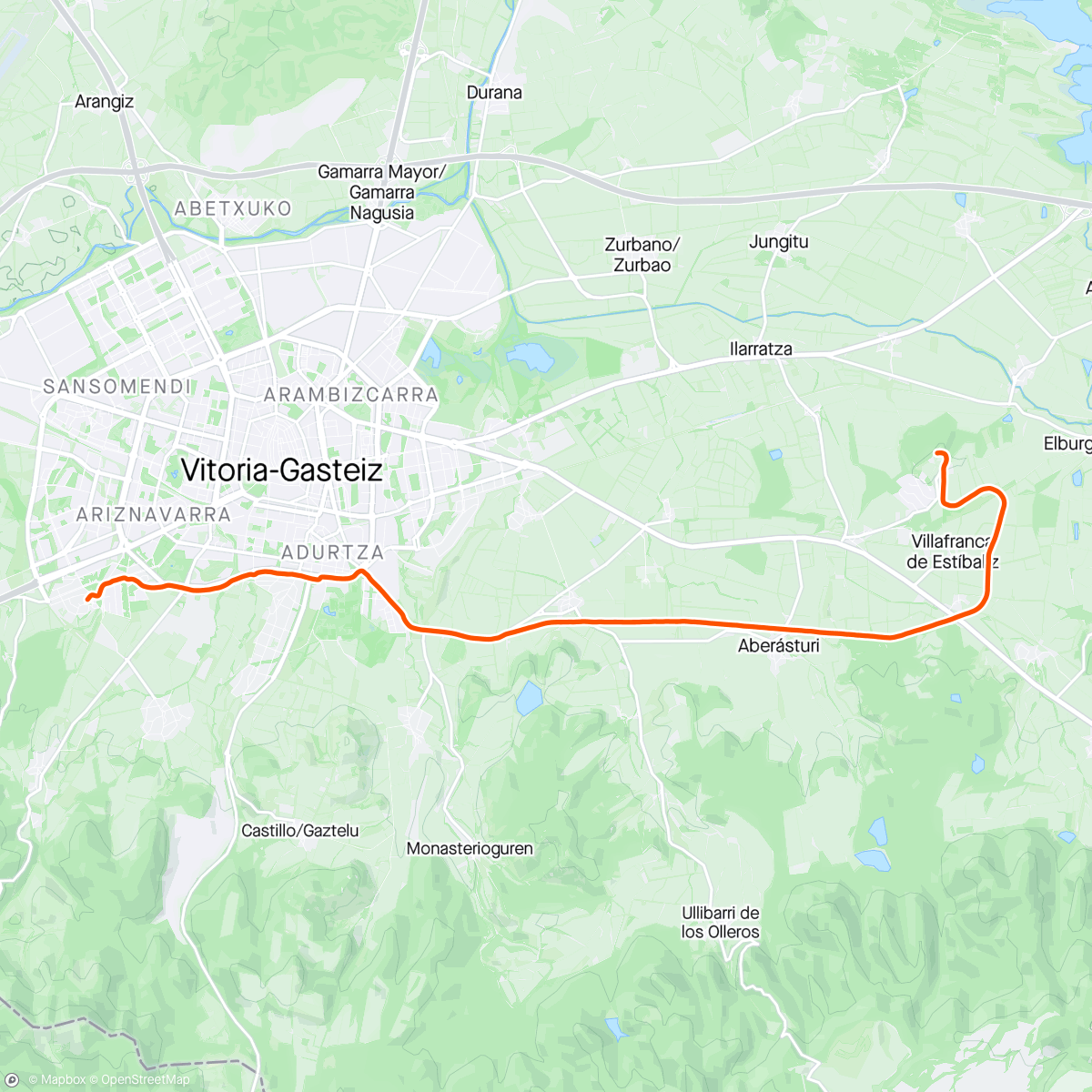 Map of the activity, Estibaliz Igoera 2024