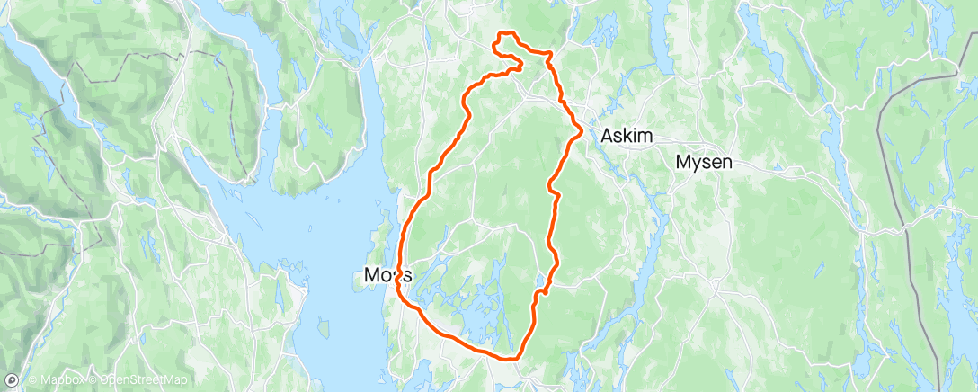 Map of the activity, Fin fin tur med kaffestopp hos Dag Jostein