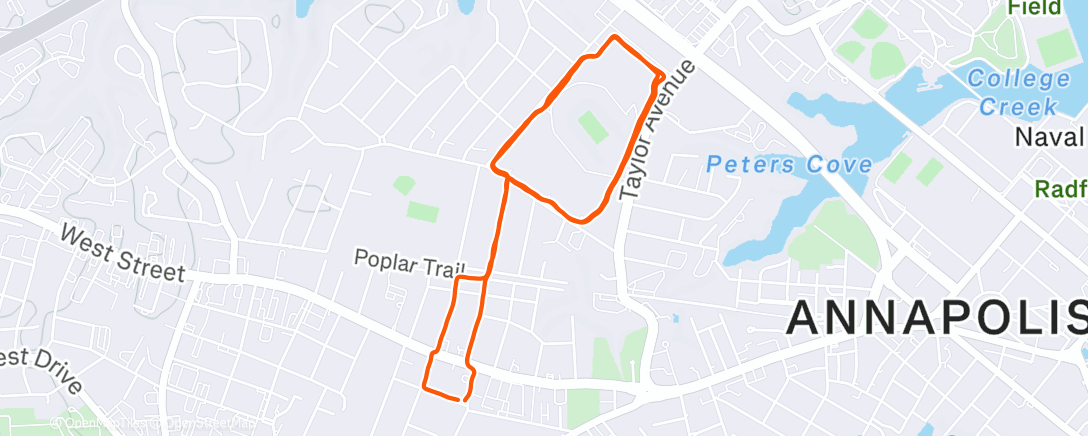 Map of the activity, Zero time today