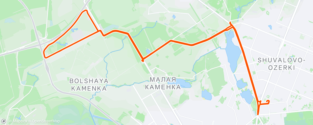 Map of the activity, Дневной велозаезд