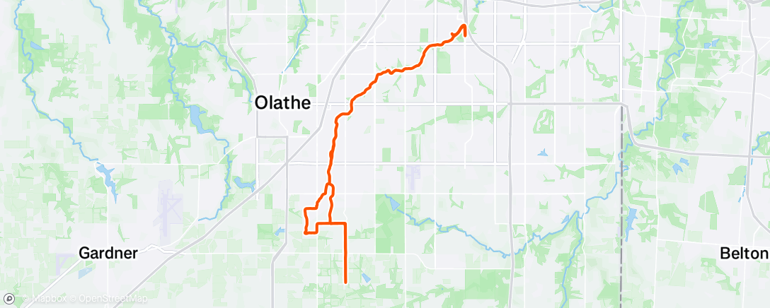 Map of the activity, Trail Ride