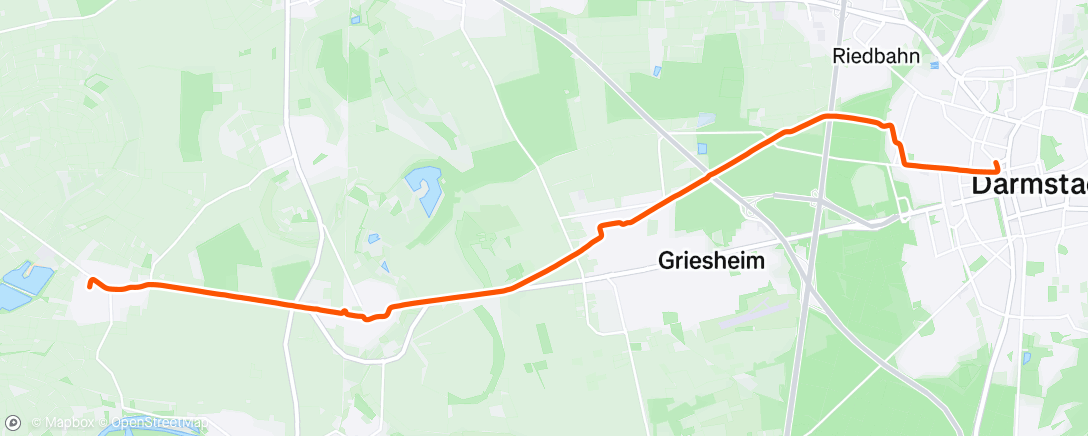 Map of the activity, Afternoon Ride