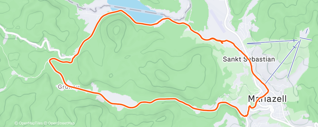 Carte de l'activité er 🚹 lauf 🏃‍♂️see 🐟