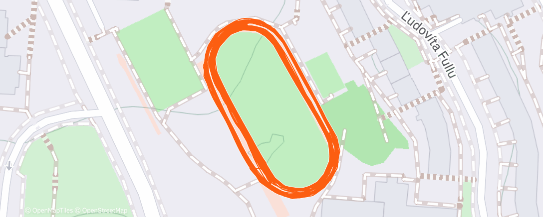 Карта физической активности (Utorkový intervalový tréning 🏃🏼‍➡️)