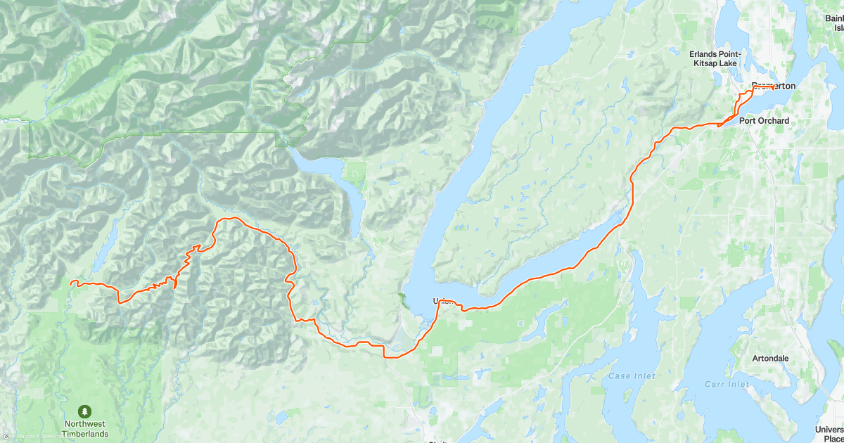 Bremerton - Humptulips Ridge via FR 23 | Strava