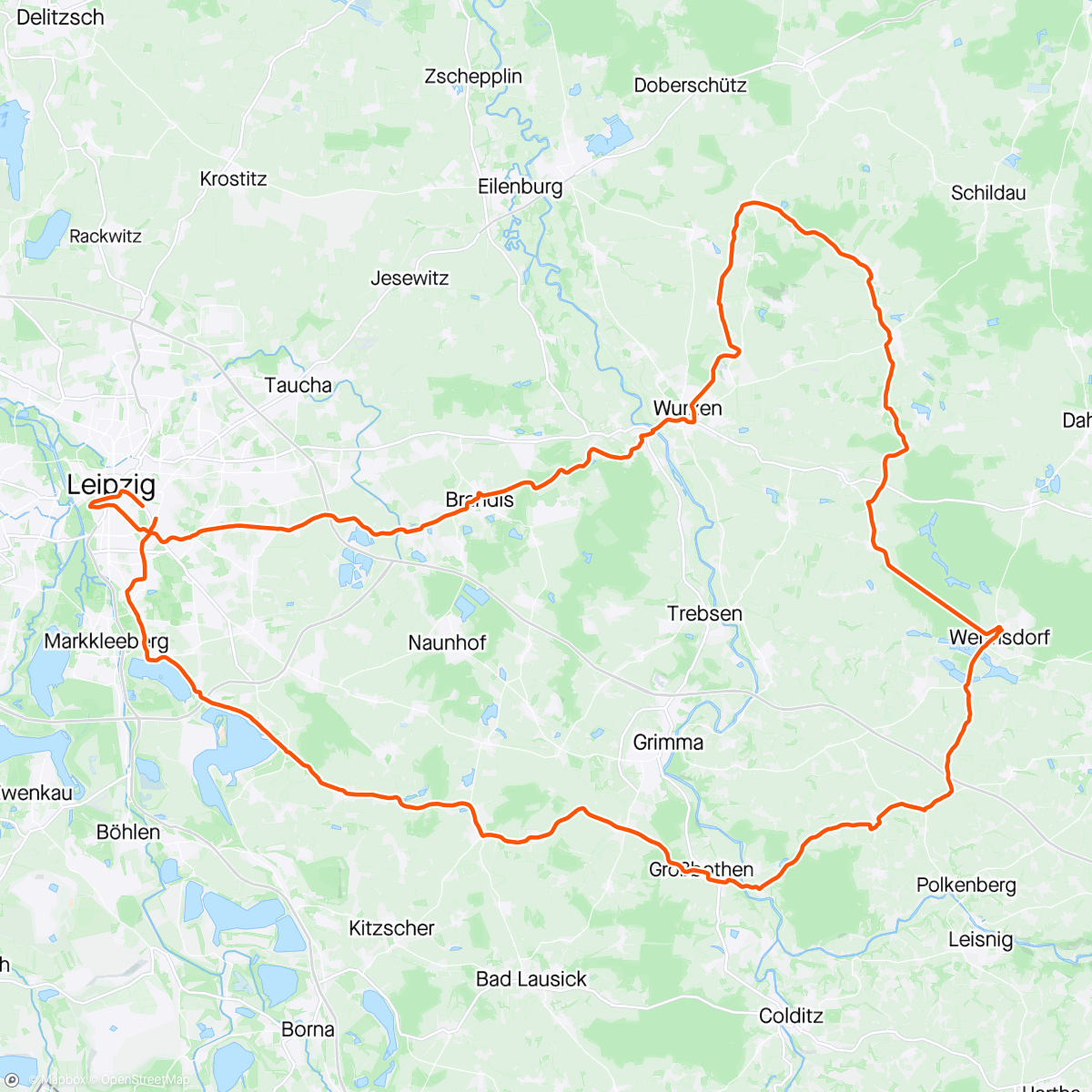 Map of the activity, käsekuchen statt käseschnitzel