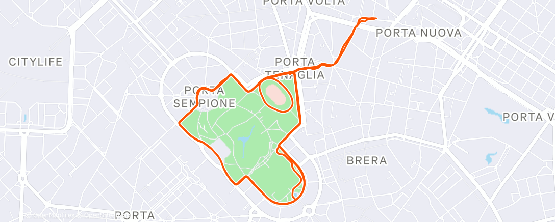 Карта физической активности (Fondo con morbide variazioni)