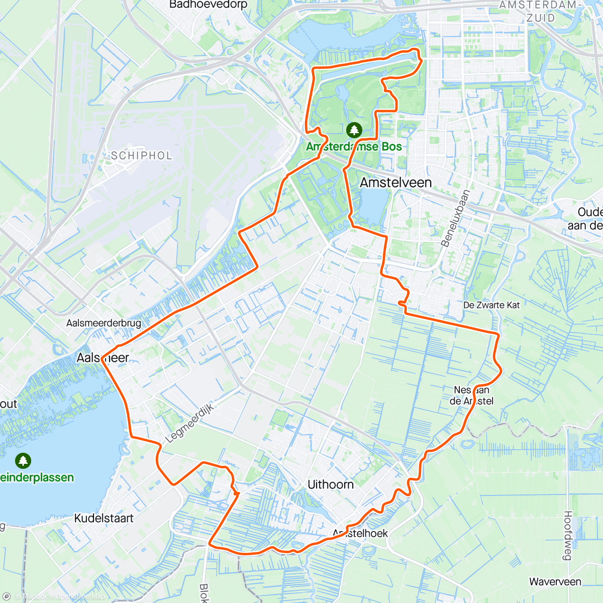 Map of the activity, Rondje op mijn fatbike mountainbike 💪 (nee hij is niet elektrisch 😉)