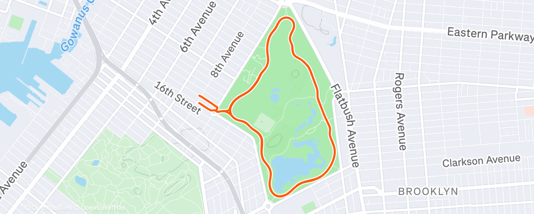 Map of the activity, Afternoon Ride