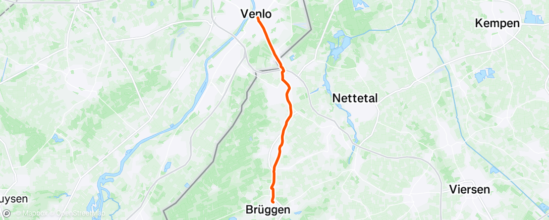 Map of the activity, The brownie did not go downie