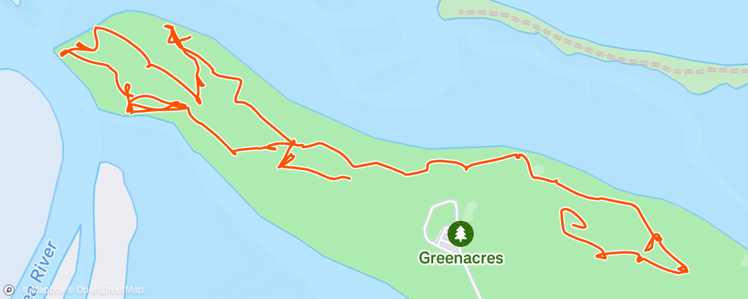 Mapa de la actividad, Lunch Golf