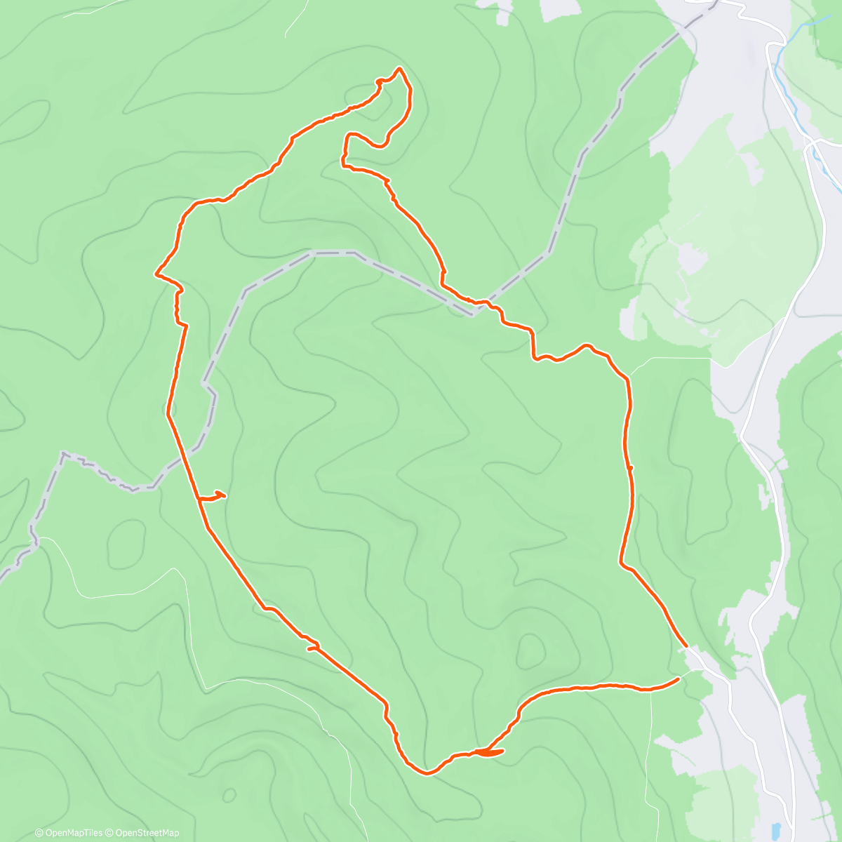 Карта физической активности (Orlík - Koberštejn)