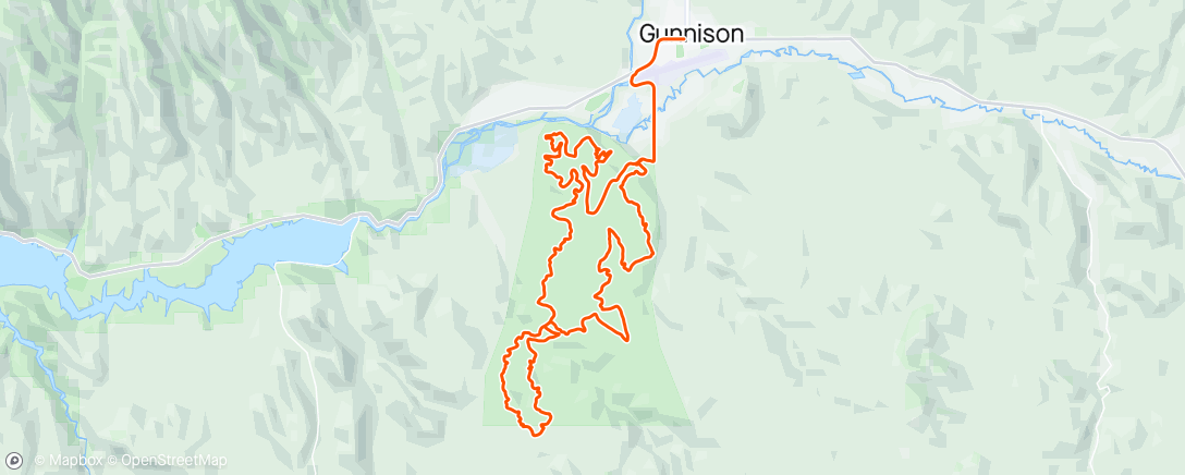 Map of the activity, Gunnison Growler 🥉