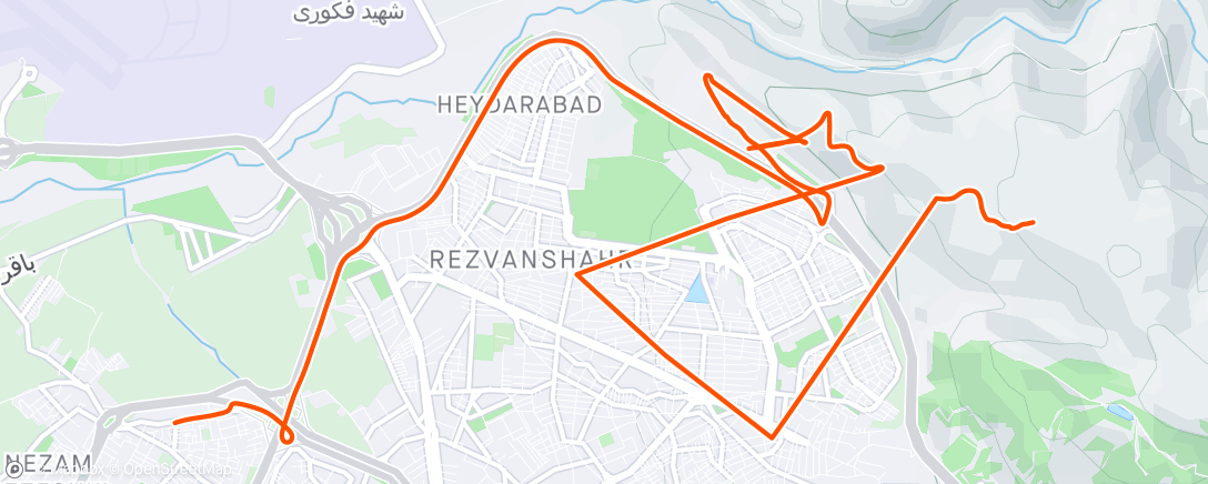 Map of the activity, ⛅ GPS Cut