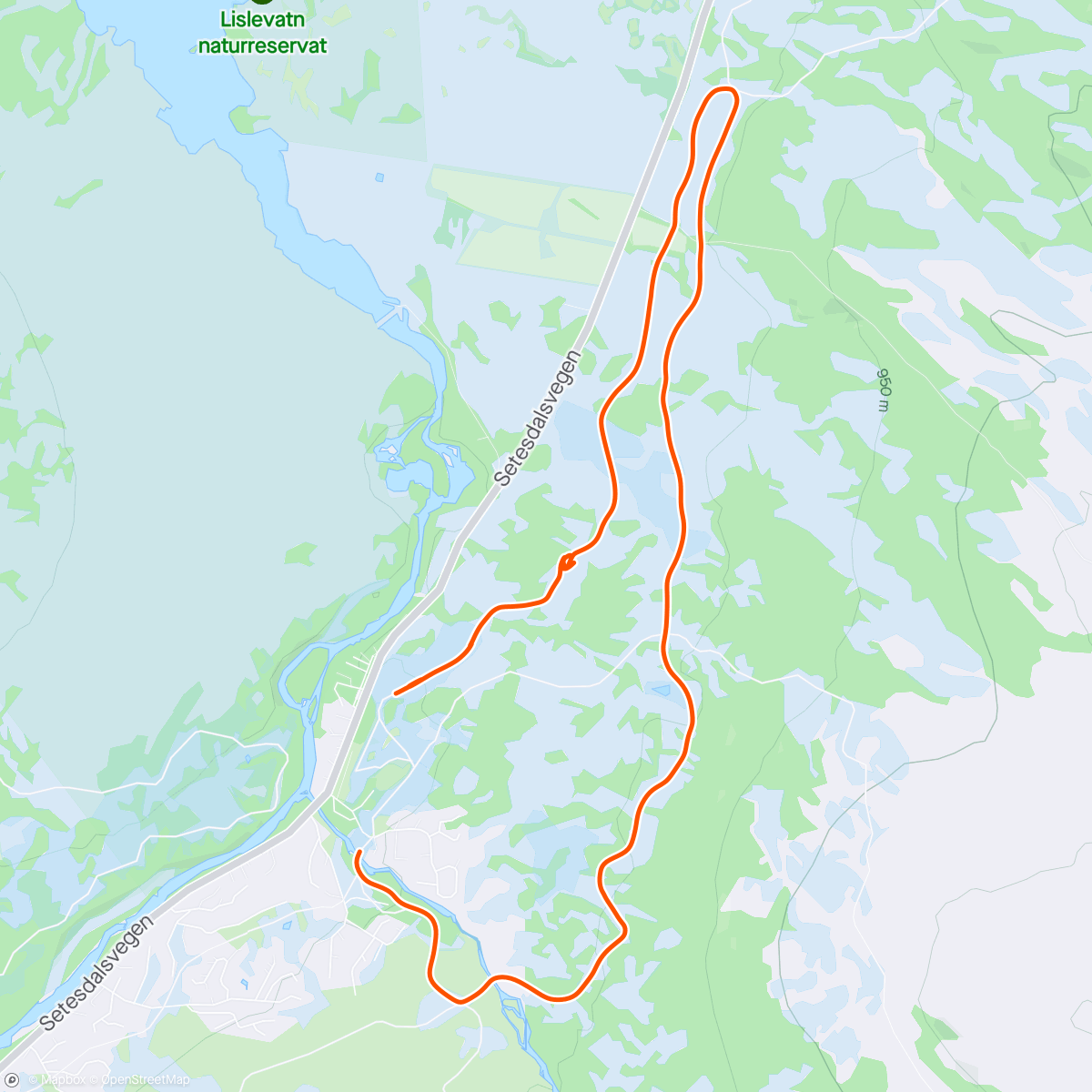 Map of the activity, Barn og bål