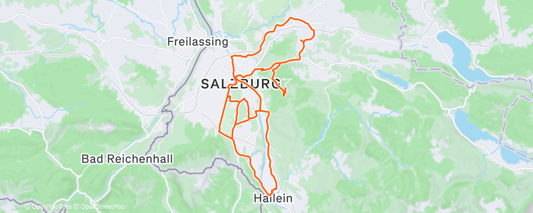 Карта физической активности (Fahrt am Morgen)