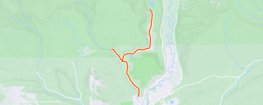 Map of the activity, Afternoon Ride